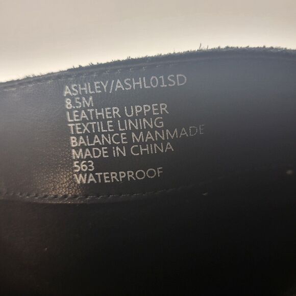 BLONDO ASHLEY Waterproof Knee High Boot Faux leather suede Black 8.5M - Picture 13 of 15